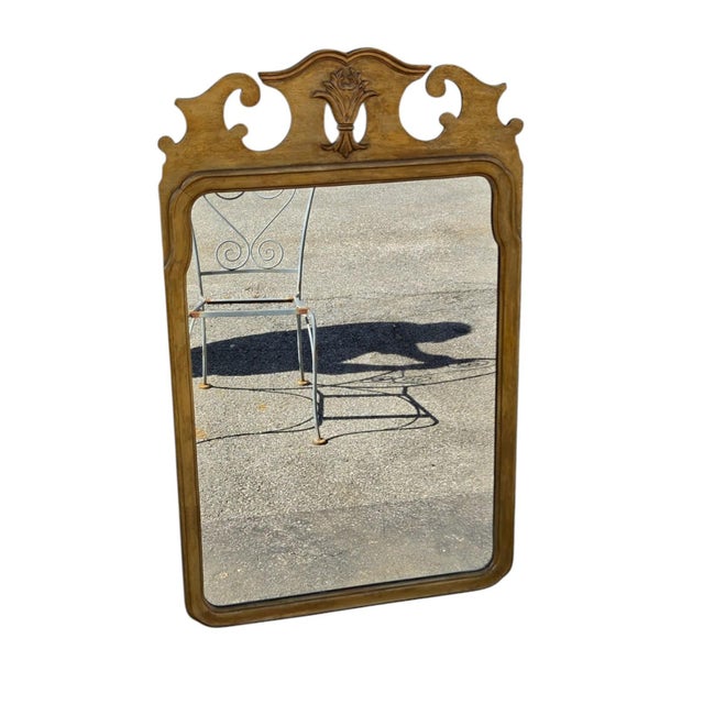 1930 Hand Painted Chippindale Style Mirror. For Sale - Image 16 of 16