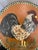 Unique & Whimsical Hand Painted Bar Height Rooster Stool For Sale In Atlanta - Image 6 of 11