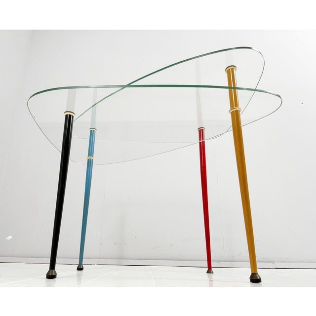 Arlecchino Side Table by Edoardo Paoli for Vitrex, 1950s For Sale - Image 13 of 18