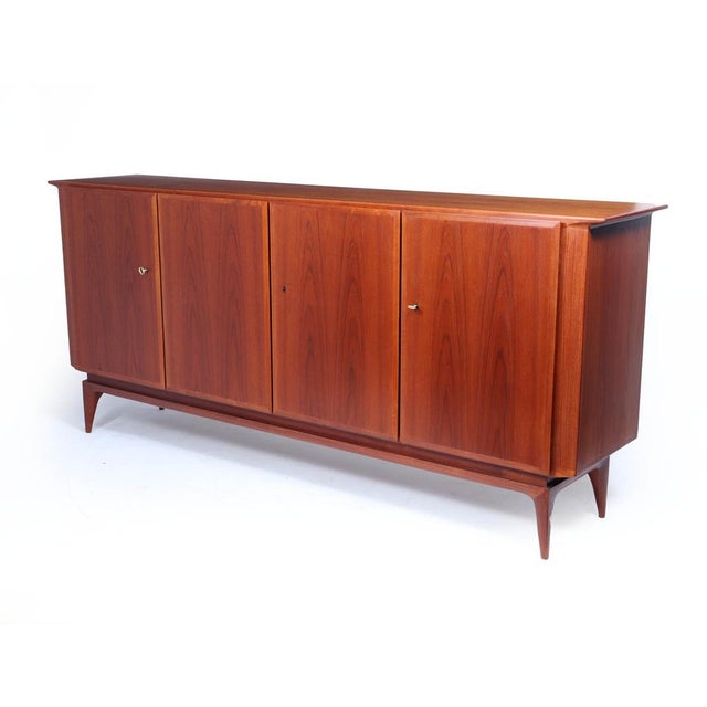 Mid-Century Modern Mid-Century Swiss Teak Sideboard, 1960s For Sale - Image 3 of 17