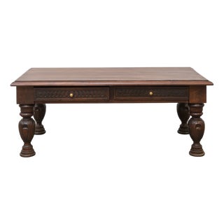 Coffee Table in Walnut For Sale