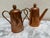 Vintage Handcrafted Copper and Brass Cream and Sugar Set of Two For Sale - Image 4 of 6