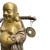 Metal Asian Happy Buddha Carrying a Coin and Gold For Sale - Image 7 of 8