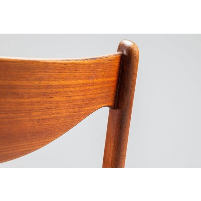 Teak Dining Chairs Glyngore by Arne Wahl Iversen, Denmark, 1960, Set of 6 For Sale - Image 13 of 17