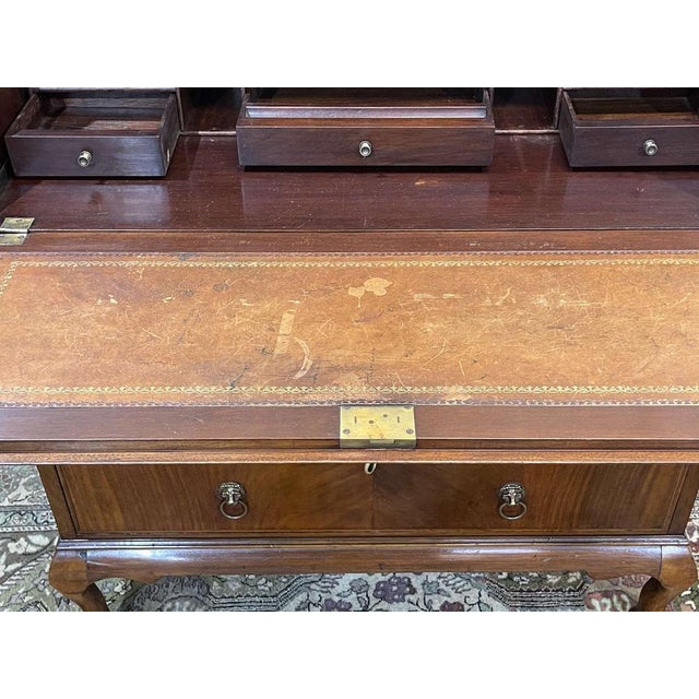Vintage English Donkey Secretaire in Mahogany, 1930s For Sale - Image 9 of 17