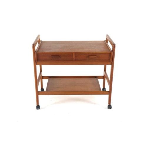 Danish 2-Drawer Trolley, 1960s For Sale - Image 4 of 16
