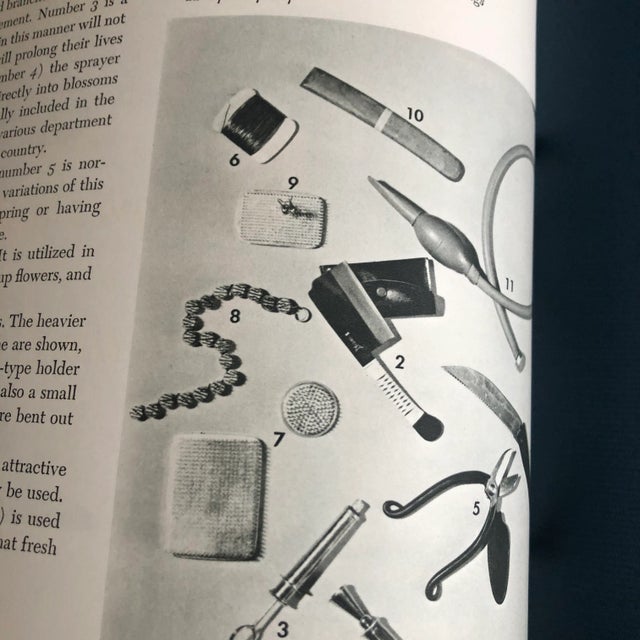 Vintage 1965 1st Edition Mid Century Modern "The Art of Arranging Flowers" Japanese Ikebana Silk Covered Collector's Design Book For Sale - Image 10 of 12