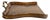 Dustpan in Wood and Brass, 1930s For Sale