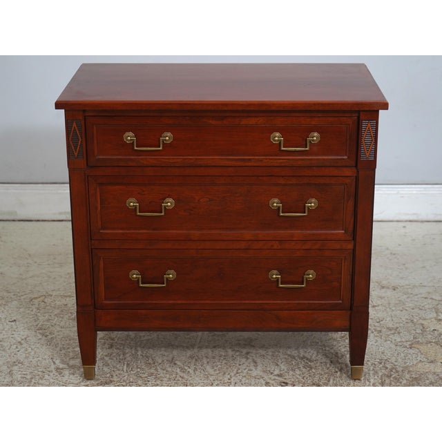 Age: C.2005 Details: Finish no.11 Brass Capped Feet Dovetailed Drawer Construction High Quality Construction Regency Style...