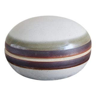 Italian Ceramic Lidded Bowl by Nanni Valentini for Ceramica Arcore, 1970s For Sale