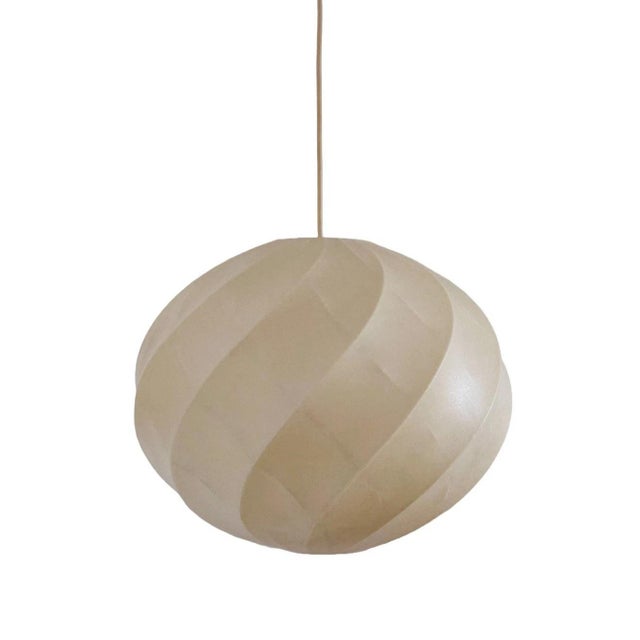 Mid-Century Modern Cocoon Lamp from Goldkant Leuchten, 1970s For Sale - Image 4 of 4