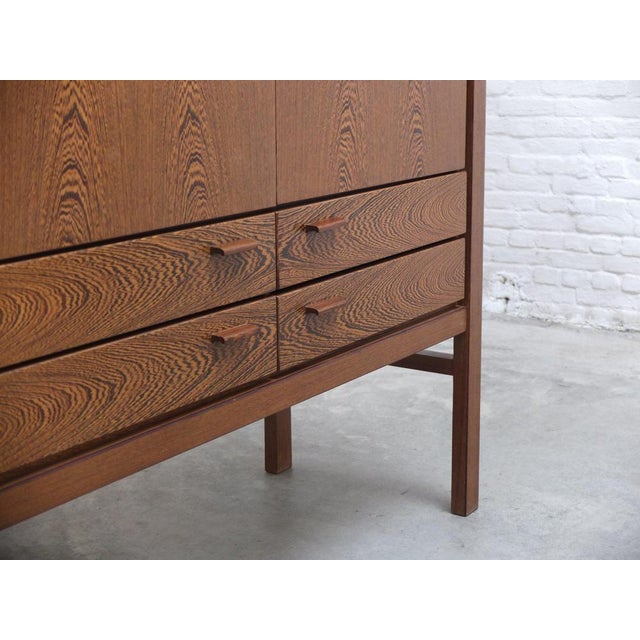 Brown Team Program 500 Double Bar Cabinet in Wengé from N-Line, 1966 For Sale - Image 8 of 18