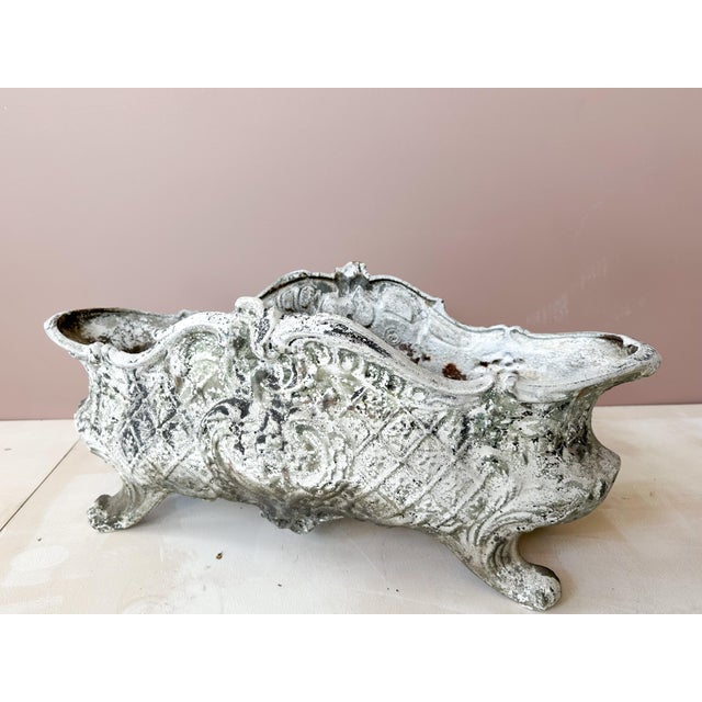 Antique French Wrought Iron Planters, 1900s, Set of 2, in Very Good conditions. Designed before 1890