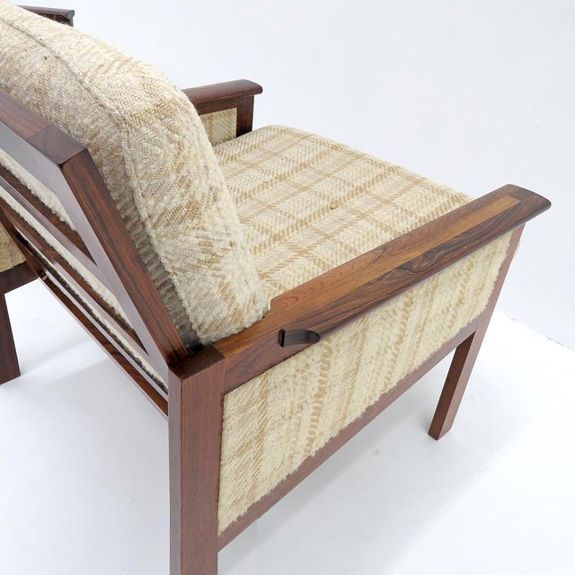 Set of Two Illum Wikkelsø “Capella” Chairs in Rosewood, 1950 For Sale - Image 9 of 10