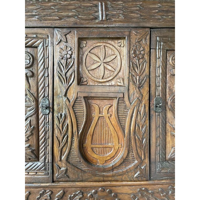 Antique Brutalist Cabinet, 1890 For Sale - Image 18 of 18