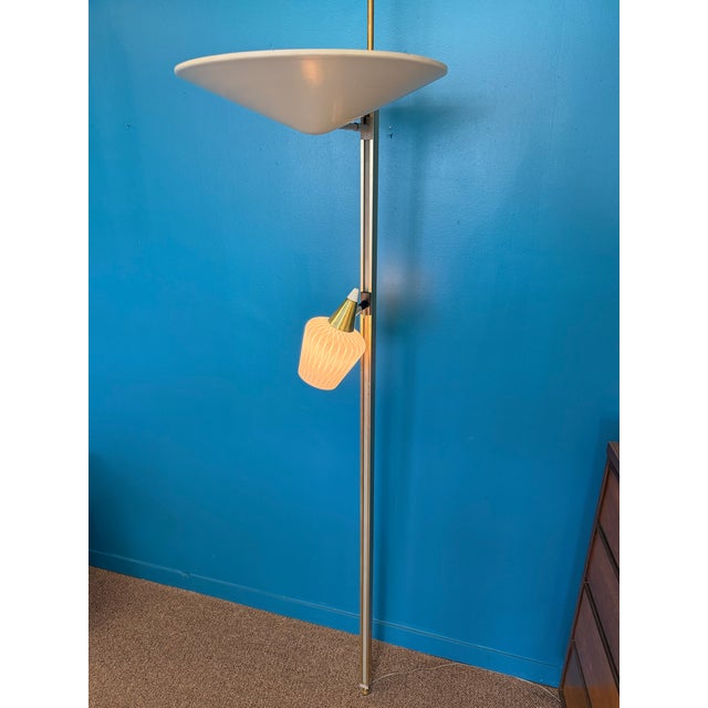 Offering this extremely rare 1950’s Lytespan tension pole lamp designed by Gerald Thurston for Lightolier. Track lighting...