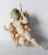 Figurative Italian Christmas Holiday Cherub Ornaments S/3 For Sale - Image 4 of 6