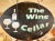 Vintage Hand Painted Wooden Wine Cellar Sign - Made in USA Measures 32" X 27 1/2" X 1 1/2"