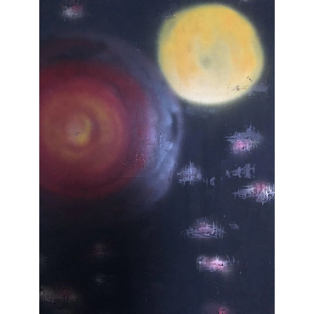 Mid-Century Modern Painting by Pietro Minoia, 1970s For Sale - Image 3 of 10