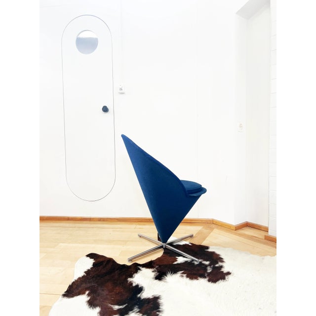 1960s Original Early Verner Panton Cone Ottoman For Sale - Image 11 of 12