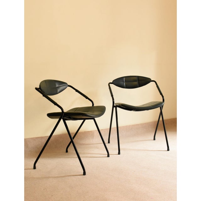 Steiner Model Rugby Chairs by Gilbert Steiner for Steiner, 1962, Set of 3 For Sale - Image 4 of 16
