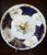 Vintage Cobalt Blue & Gold Porcelain Dinner Plate For Sale In Los Angeles - Image 6 of 6