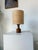 Turned Olive Wood Table Lamp, 1950s For Sale - Image 3 of 17