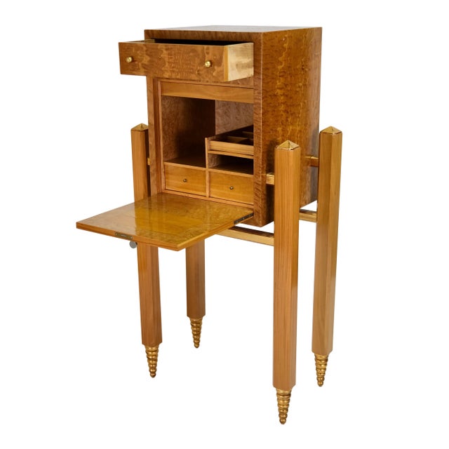 French Art Deco Style Secretaire, 1980s, in Very Good conditions. Designed 1980 to 1989