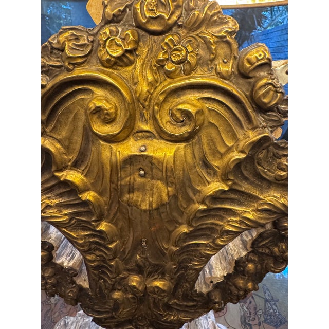 Early 21st Century One-of-a-Kind Giltwood Architectural Fragment Table Lamp For Sale - Image 5 of 8