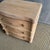 Brown European Oak Night Stand With 3 Drawers For Sale - Image 8 of 10