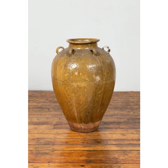 19th Century Ceramic Martaban Water Jar For Sale In New York - Image 6 of 13