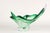 Mid-Century Modern Murano Glass Bowl in Green & Clear Tones, Italy, 1960s For Sale - Image 4 of 17