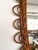 Large Vintage Italian Organic Wall Mirror in Rattan and Bamboo, 1960s For Sale - Image 10 of 15