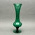 Italian Vintage Italian Empoli Emerald Green Art Glass Bud Vase With Twisted Stem For Sale - Image 3 of 8