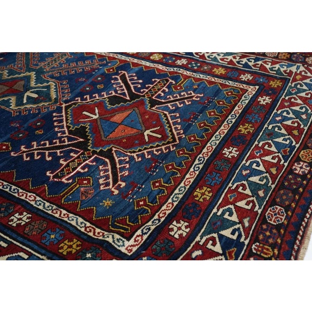 Antique Kazak Rug 5'7'' X 11'11'' For Sale - Image 4 of 9