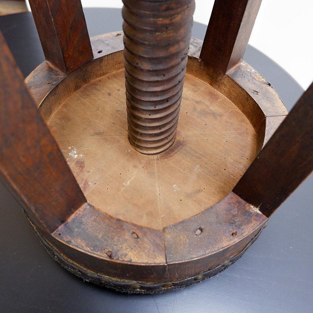 Vintage Art Deco Style Piano Stool, 1930s For Sale - Image 12 of 13