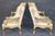 Late 19th Century Pair 19th C French Louis XV Style Giltwood Wingback Chairs For Sale - Image 5 of 14
