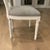 Linen Restoration Hardware Side Dining Chair For Sale - Image 8 of 8
