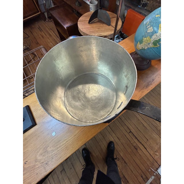 Very Large Antique E Cooper & Sons Copper Pot For Sale - Image 10 of 15