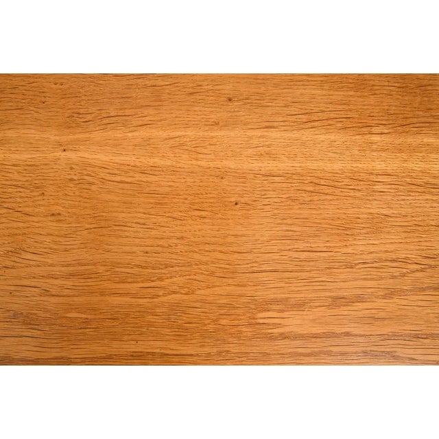 1970s Vintage Danish Oak Extending Dining Table in the Manner of Henning Kjærnulf For Sale - Image 10 of 13