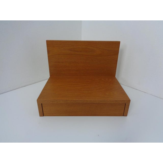 Brown Teak Consoles with Drawers, 1960s, Set of 2 For Sale - Image 8 of 18