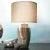 The Landslide Table Lamp makes a statement in design and scale with a blend of abstract and traditional style. With a...