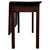 Antique English Georgian Mahogany Drop-Leaf Writing Table, 1700s For Sale - Image 6 of 14