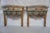 Pair of early 19th-century Italian painted and parcel gilt consoles. Showcases Straight legs with a carved twisted look,...