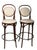 Mid-Century Modern Pr. Bar Height Bentwood Stools by L & B Products Corp. After Thonet C 1981 For Sale - Image 3 of 14