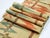 Contemporary Japanese Asa Linen Table Runner with Kasuri Ikat Grid by Renaras For Sale - Image 3 of 6