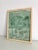 Green Wall Abstract Painting Minimalist Original in Wood Frame + Glass For Sale - Image 4 of 5