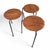Mid-Century Arne Jacobsen "Dot" Stools by Fritz Hansen - Set of 3 For Sale - Image 13 of 18