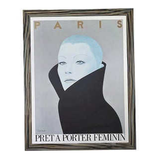 1980s Razzia "Pret a Porter Feminin" Iconic Fashion Advertising Art For Sale
