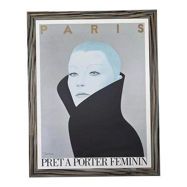1980s Razzia "Pret a Porter Feminin" Iconic Fashion Advertising Art For Sale